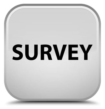 Anket özel beyaz kare düğme