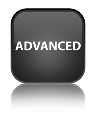 Gelişmiş özel siyah kare düğme