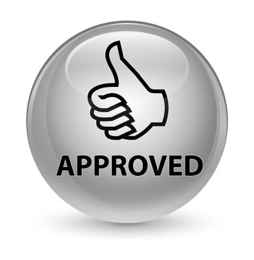 (Simge Yaşasın) cam gibi beyaz yuvarlak düğmesi onaylı