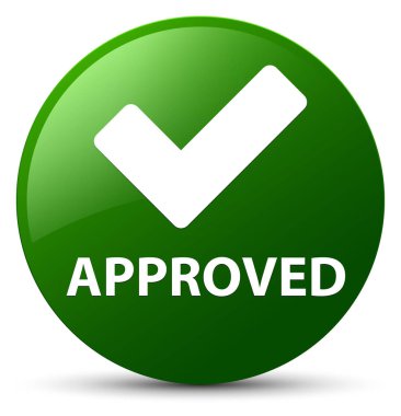 Onaylı (simge doğrulama) düğmesini yuvarlak yeşil