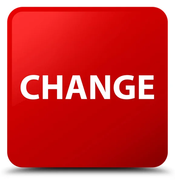 Change red square button — Stock Photo, Image