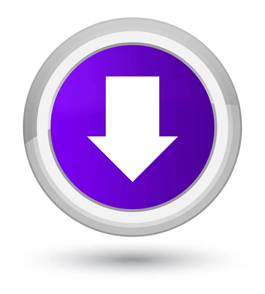 Иконка со стрелкой пурпурной круглой кнопки — стоковое фото