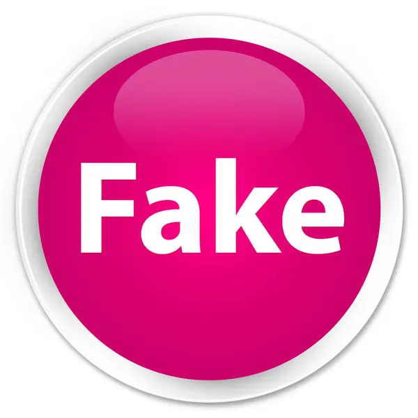 Sahte premium düğmesini pembe — Stok fotoğraf