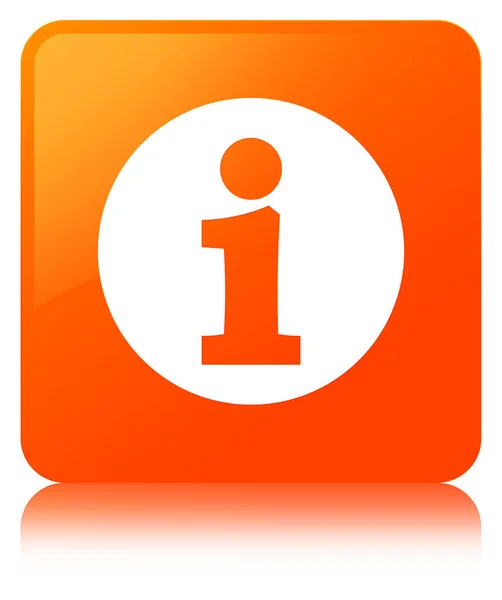 Info icon orange square button