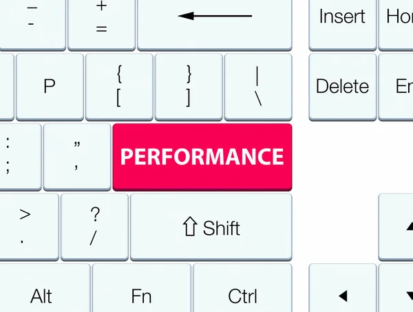 性能粉红色键盘按钮 — 图库照片