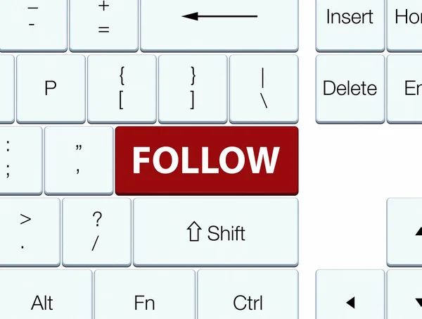 Kahverengi klavye düğmesini izleyin — Stok fotoğraf