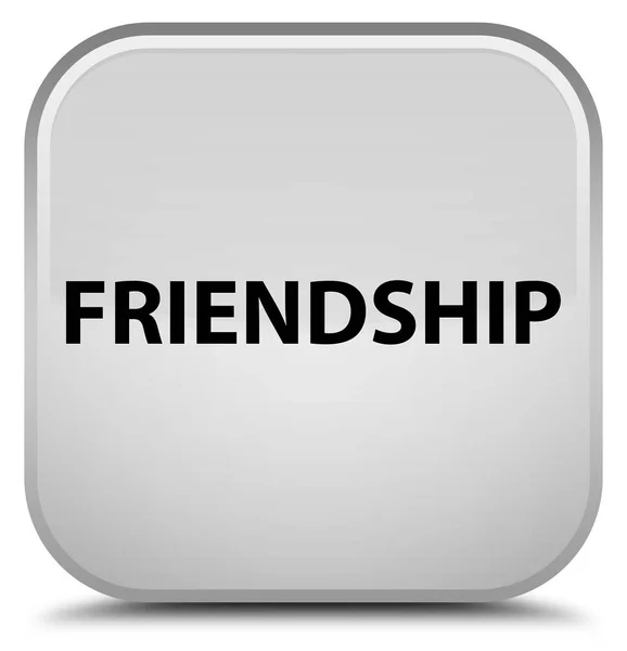 Friendship special white square button — Stock Photo, Image