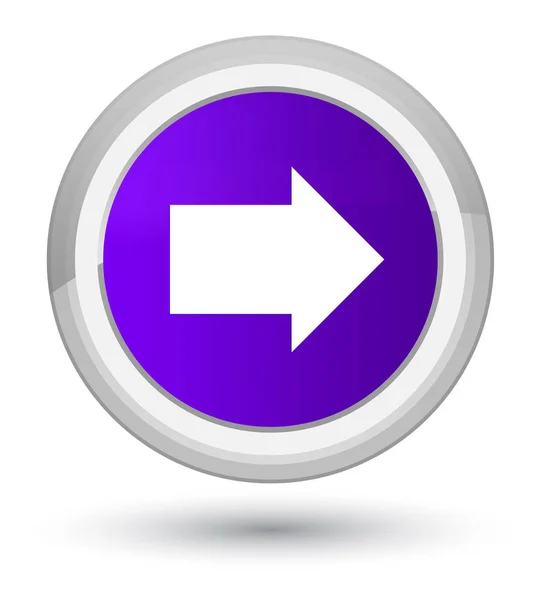 Next arrow icon prime purple round button — Stock Photo, Image