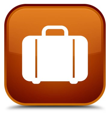 Çanta kutsal kişilerin resmi özel kahverengi kare düğme