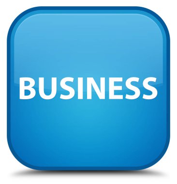 İş özel camgöbeği mavi kare düğme