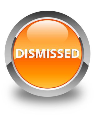 Parlak turuncu yuvarlak düğme reddetti