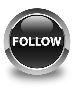 Parlak düğme siyah izleyin