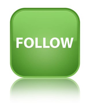 Özel yumuşak yeşil kare düğmesini izleyin