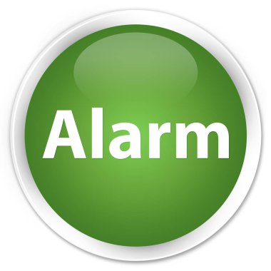 Alarm sigorta primi yumuşak yeşil yuvarlak düğmesi