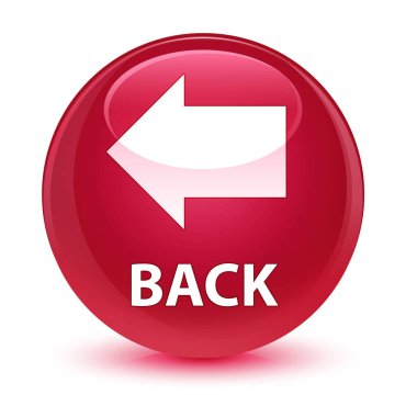 Geri camsı pembe yuvarlak düğmesi