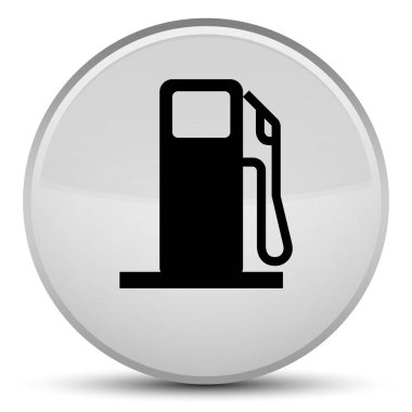 Yakıt dağıtıcı kutsal kişilerin resmi özel beyaz yuvarlak düğme