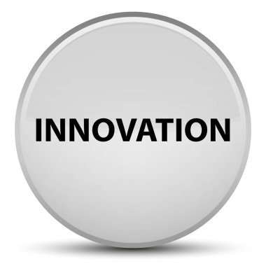 Yenilik özel beyaz yuvarlak düğmesi