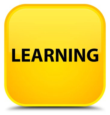 Öğrenme özel sarı kare düğme