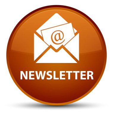 Bülten özel kahverengi yuvarlak düğmesi