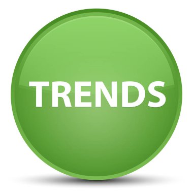 Eğilimleri özel yumuşak yeşil yuvarlak düğmesi