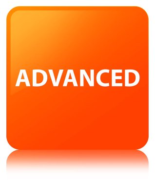 Gelişmiş turuncu kare düğme