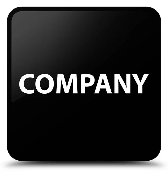 Company black square button — Stock Photo, Image