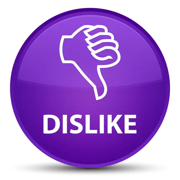 Dislike special purple round button — Stock Photo, Image