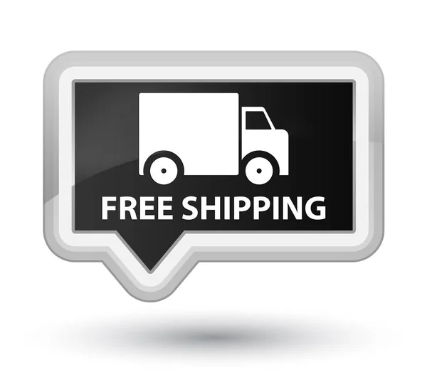 Free shipping prime black banner button