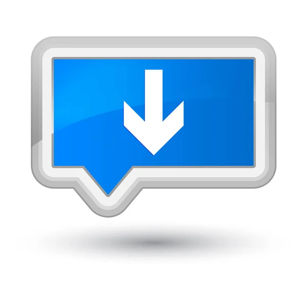 Descargar icono de flecha prime cyan azul botón de banner —  Fotos de Stock