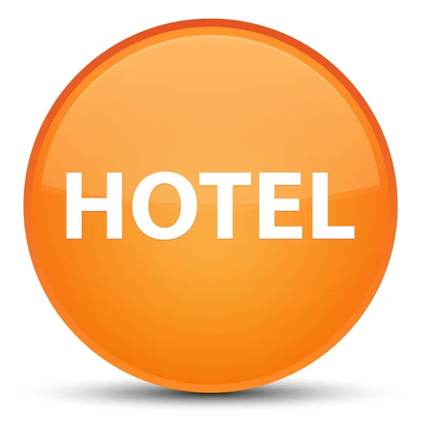 Hotel speciell orange runda knappen — Stockfoto