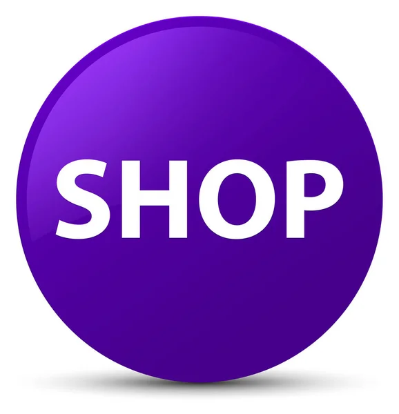 Shop bouton rond violet — Photo