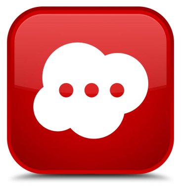 Beyin kutsal kişilerin resmi özel kırmızı kare düğme