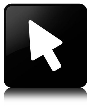 İmleç simgesi siyah kare düğme