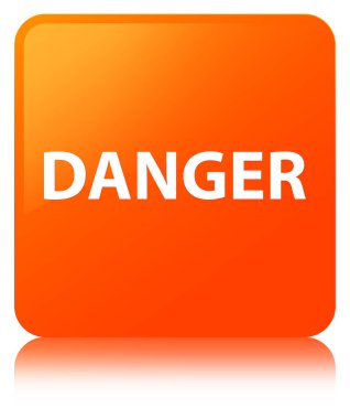 Tehlike turuncu kare düğme