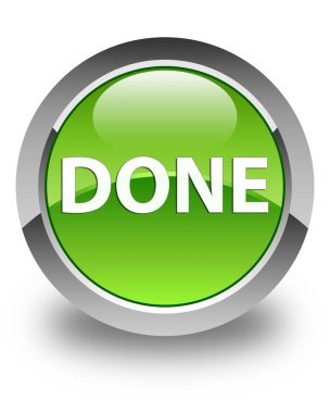 Parlak yeşil yuvarlak düğme yapılır