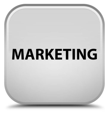 Özel beyaz kare düğme pazarlama