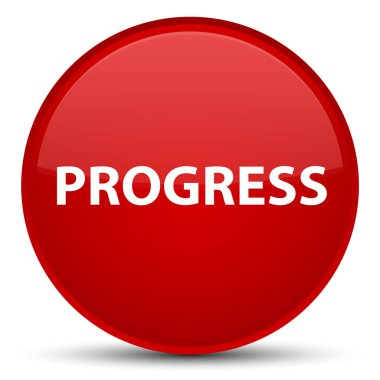 İlerleme özel kırmızı yuvarlak düğmesi