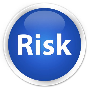 Risk primi mavi yuvarlak düğmesi