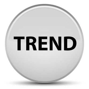 Eğilim özel beyaz yuvarlak düğmesi