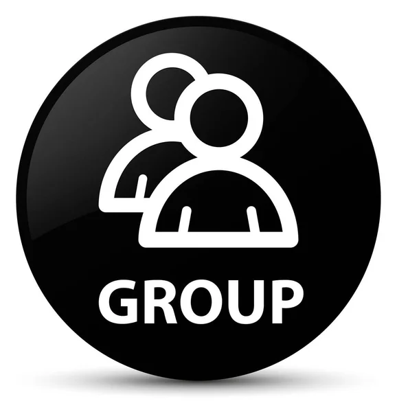 Grupa czarny okrągły przycisk — Zdjęcie stockowe