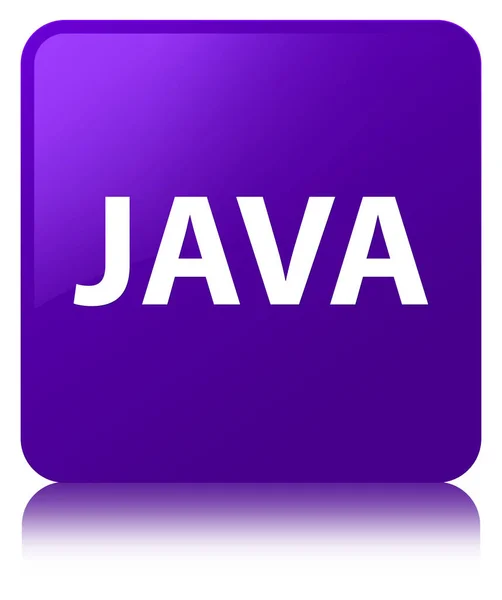 Java 紫正方形ボタン — ストック写真