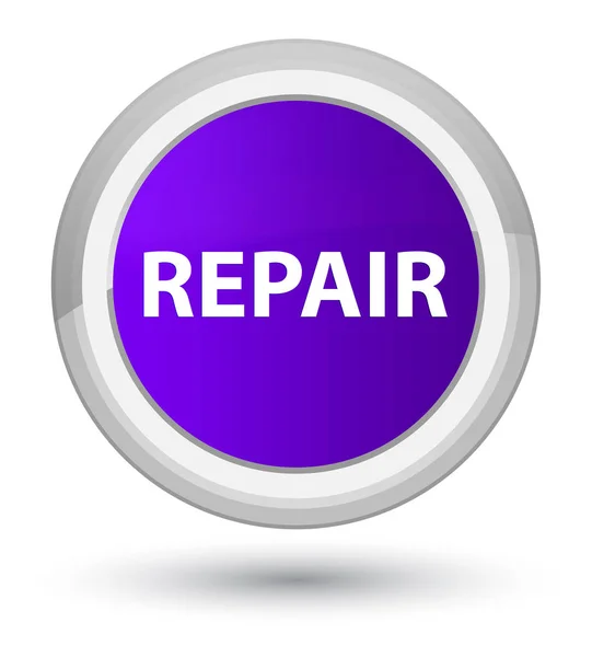 Reparatie prime paarse ronde knop — Stockfoto