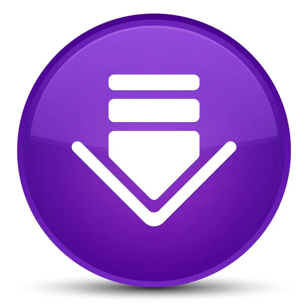 Descargar icono especial púrpura botón redondo —  Fotos de Stock