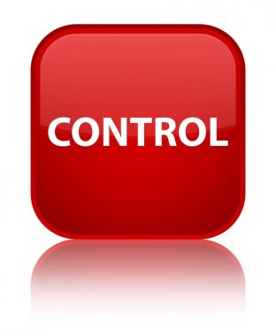 Denetim özel kırmızı kare düğme