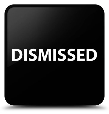 Görevden siyah kare düğme