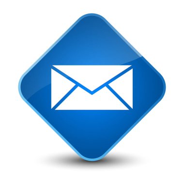 E-posta kutsal kişilerin resmi zarif mavi elmas düğme