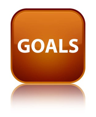 Gol özel kahverengi kare düğme