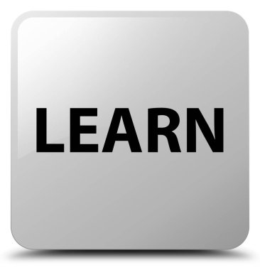 Beyaz kare düğme öğrenin