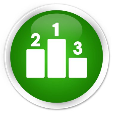 Podyum simge sigorta primi yeşil yuvarlak düğmesi