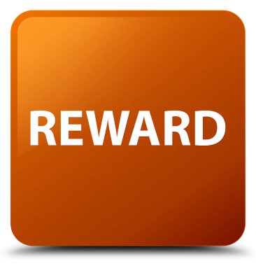 Ödül kahverengi kare düğme